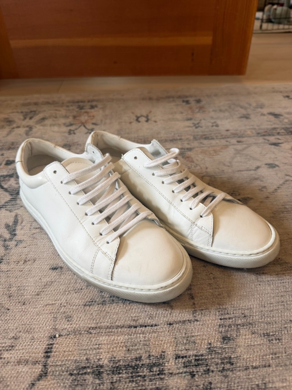 Low 1 Leather Low-Top Sneakers (EU38) - Picture 2 of 6